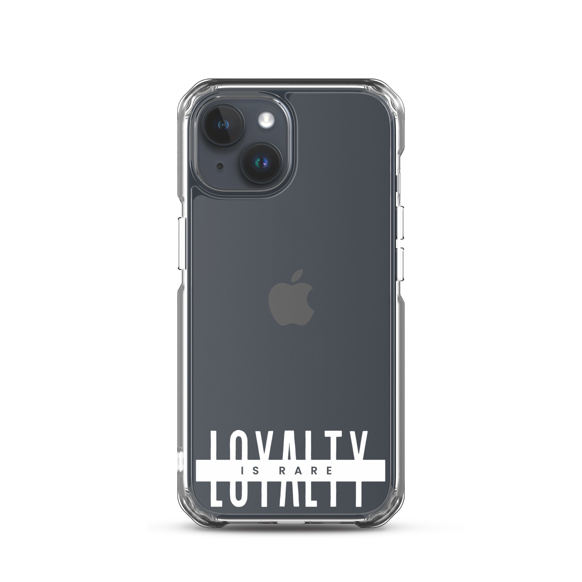 Loyalty White Clear Case for iPhone®