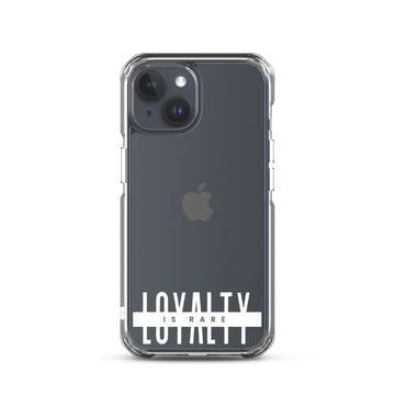 Loyalty White Clear Case for iPhone®