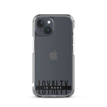 Loyalty Black Clear Case for iPhone®