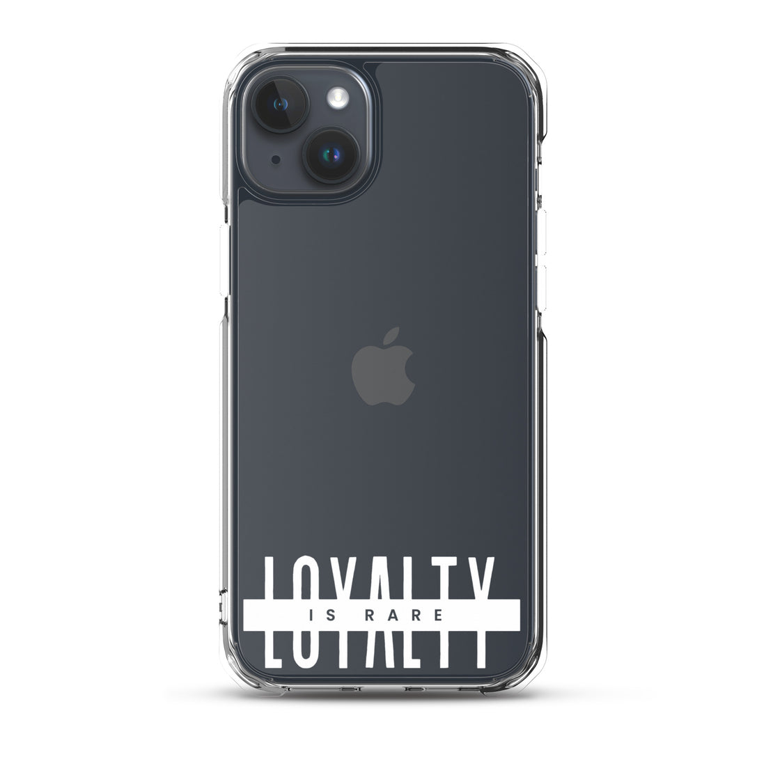 Loyalty White Clear Case for iPhone®